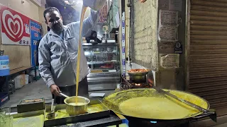 India's Biggest Milk Malai Making Man||Kesar Doodh Malai||Indian Street Food