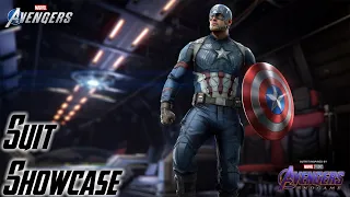 Avengers Endgame Captain America Suit Showcase! |NO COMENTARY 60FPS| Marvel's Avengers (2020) PS5