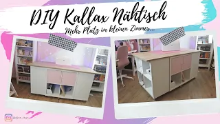 DIY KALLAX NÄHTISCH VON IKEA // mehr Platz für kleine Räume