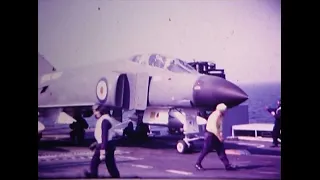 Phantom F4K Trials in HMS Eagle   June 1969