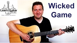 Wicked Game - Guitar Tutorial - Chris Issak - Barre Chord + Easy Version - Drue James