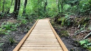 Boardwalks at Lummi Island Heritage Trust Otto Preserve