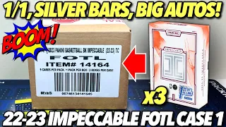 1/1, SILVER CASE-HITS, & BIG AUTOS! 😮🔥 2022-23 Panini Impeccable Basketball FOTL 3-Box CASE Break #1