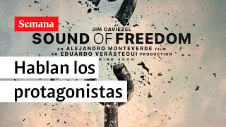 El elenco de Sound of Freedom habla en Semana y envía mensaje | Semana noticias