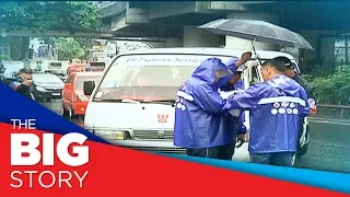 LTFRB and IACT round illegally operating jeepneys and UV express units.