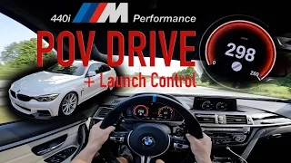POV: BMW 440i GC w/M-Performance Exhaust Autobahndrive + Launch Control