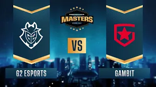 CS:GO - Gambit vs. G2 Esports [Train] Map 2 - DreamHack Masters Spring 2021- Group A