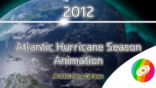 2012 Atlantic Hurricane Season Animation v.3
