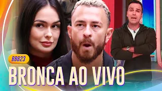 TADEU CHAMA ATENÇÃO AO VIVO DOS BROTHERS POR EXCESSOS EM BRINCADEIRAS 💥 | BBB 23