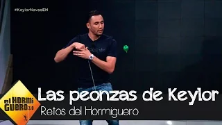 Keylor Navas demuestra en 'El Hormiguero 3.0' su destreza con las peonzas - El Hormiguero 3.0