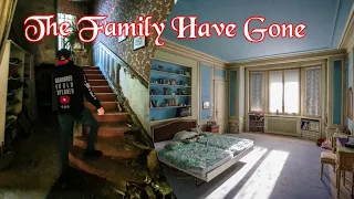 THE FAMILY HAVE GONE! THE INCREDIBLE Abandoned Millionaires House | Everything is left!