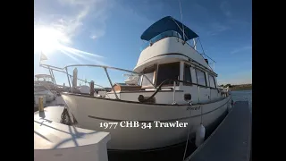 CHB 34 Trawler w Thrusters Tour by South Mountain Yachts (949) 842-2344