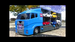 13 types of Tomica & Blue Cleaning Convoy