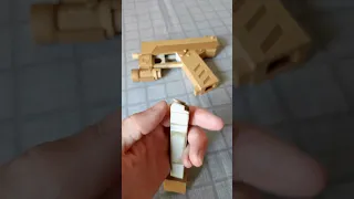 Cardboard gun | semi automatic | DIY | pistol