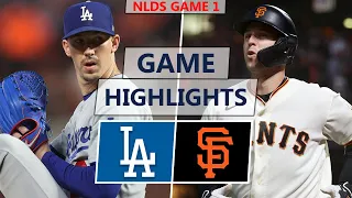 Los Angeles Dodgers vs. San Francisco Giants Highlights | NLDS Game One (2021)