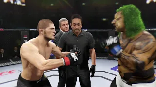 Khabib vs. Scary Ogre - EA Sports UFC 2 - Champion Fight