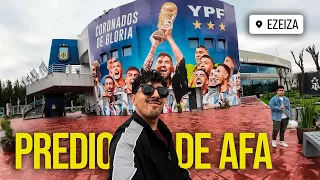 Conocí POR DENTRO el PREDIO donde ENTRENA la SELECCION ARGENTINA | Predio de AFA, Ezeiza 🇦🇷 ☕️