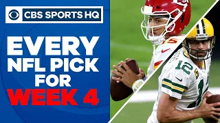 Every NFL Pick for Week 4| CBS Sports HQ