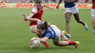 Circuit mondial de Rugby à 7 : Les essais de France 7 féminin au France Sevens