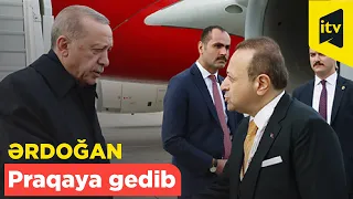 Prezident Ərdoğan Praqaya gedib