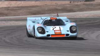 Porsche 917 pure sound on the track