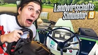 Mein ERSTES mal LS19 mit LENKRAD + PEDAL | Landwirtschafts Simulator 2019 #14