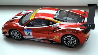 Reviewing the 1/24 Ferrari 488 Challenge by Bburago