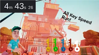 Hello Neighbor Act 3 All Keys Speed Run Former WR (4:43)