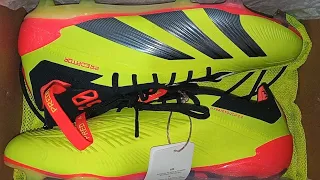 Unboxing Adidas Predator Elite FT FG (Fold Over Tongue) Green Electricity/Volt
