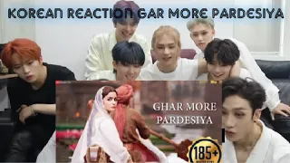 BTS Reaction Bollywood song || Stray kids reaction Gar more pardesiya song ||