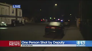 One Person Shot By Deputy In Stockton