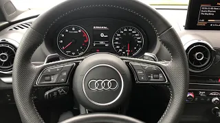 Audi A3 S3 RS3 facelift steering wheel into pre-facelift