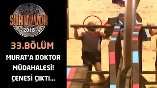 Murat'a doktor müdahalesi! Çenesi çıktı...| 33. Bölüm| Survivor 2018