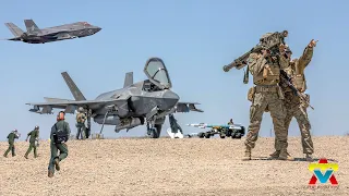 USMC F-35B Fighter Jets: Loads Ordnance to Head Toward the Red Sea at Full Throttle