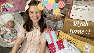 ALIYAH'S 7th BIRTHDAY! OPENING FAN MAIL