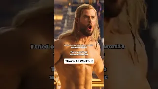 Chris Hemsworth’s Thor Ab Workout ⚡️💪