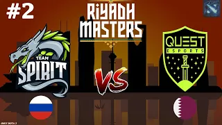 Spirit vs Quest #2 (BO2) Riyadh Masters 2023