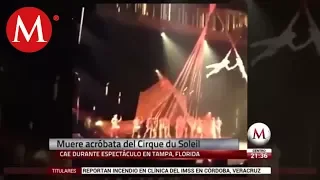 Acróbata de Cirque du Soleil muere tras caer en función