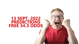 13 September Football prediction