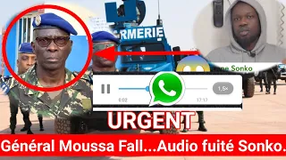 Général Moussa Fall...Audio fuité Sonko...