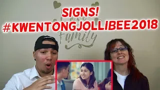 MOM & SON REACTION! #KwentongJollibee2018: Signs