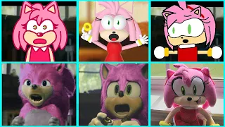 Sonic The Hedgehog Movie - Amy x Uh Meow All Designs Compilation 2