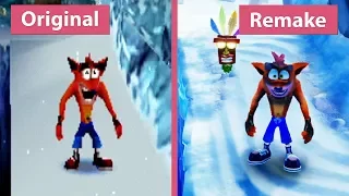 Crash Bandicoot 2 – Original (1997) vs. N. Sane Trilogy (2017) Remake PS4 Pro Graphics Comparison