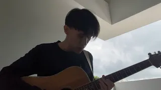 singing DRIVE by INCUBUS in an empty stairwell (acoustic cover)