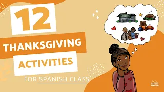 Thanksgiving Activities for Spanish Class for Middle School and High School