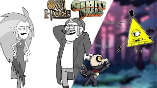 Owl House x Gravity Falls Crossover AU comic dubs