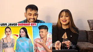 URFI JAVED SUDHAR GAI 😱 !! RAJAT PAWAR | Rajat pawar | Urfi Javed | @rajatpawarr | Reation Video