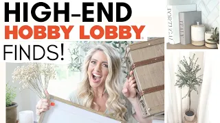 HIGH-END HOBBY LOBBY FINDS PT 2 || HOBBY LOBBY SHOP WITH ME AND HAUL