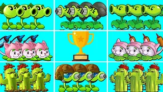 Tournament 8 Best Plants PVZ 1 vs PVZ 2 - Which Plant Will Win?