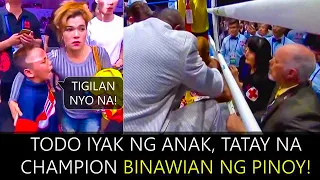 TODO IYAK NG ANAK, TATAY NA CHAMPION BINAWIAN NG PINOY!